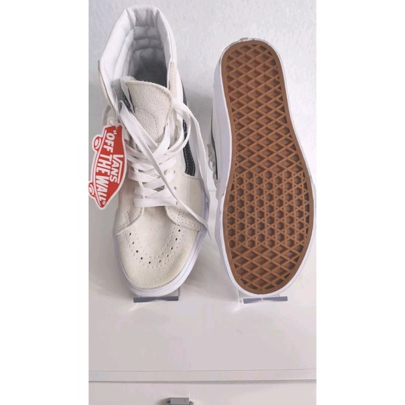 Vans Sk8-Hi Men\'s Classic Sport Port Royale Grey‎ Canvas Suede shoes Size 6 NWT
